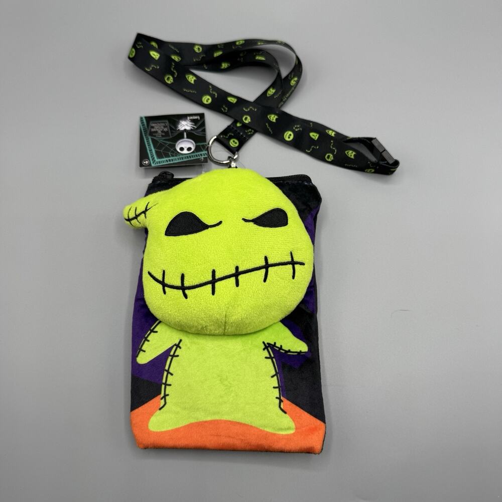 Disney Nightmare Before Christmas OOGIE BOOGIE Plush Lanyard Hot Topic Excl NEW